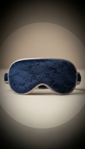 Schlafmaske blau Verdunkelung