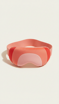 Schlafmaske Pastell rot rosa