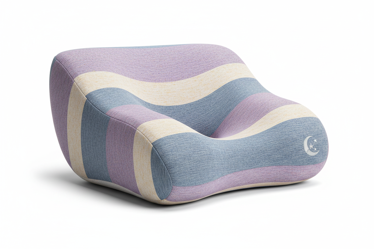 Ergonomisches Nackenstütz Kopfkissen,  aus Premium High Quality Memory Foam